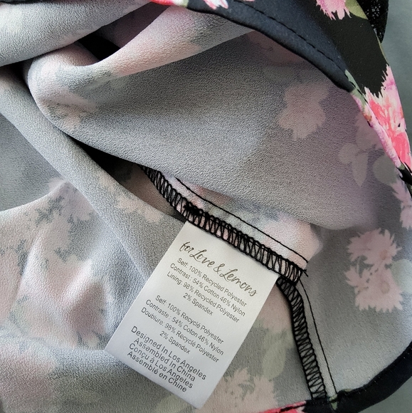 🍋For Love and Lemons Rosalyn Black Floral Maxi Dress - Picture 8 of 16